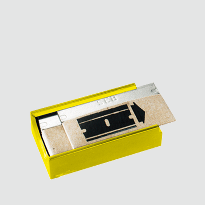 Boîte de 5 lames pour grattoir de poche - L'unité