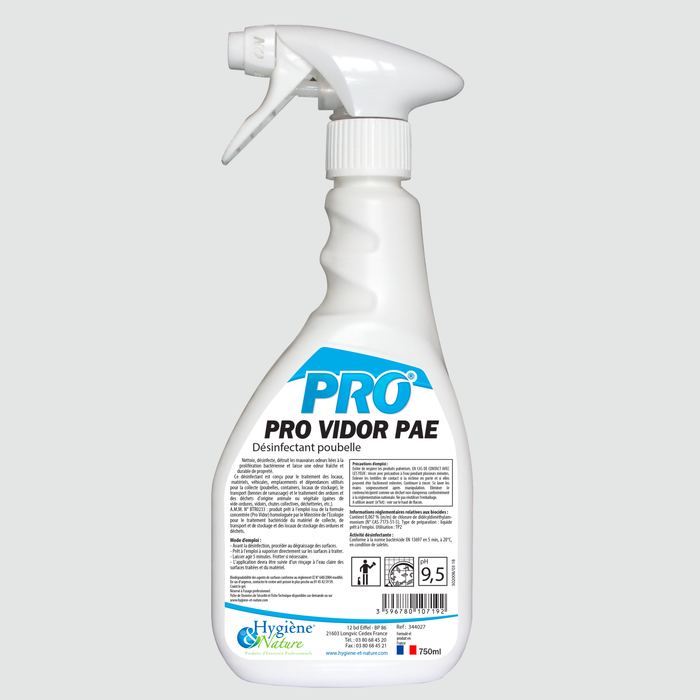 Désinfectant, désodorisant ordures - Pulvé 750ML