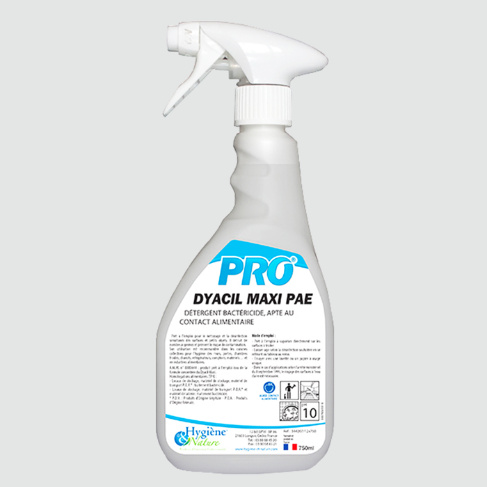 Dégraissant détergent bactéricide - Pulvé 750ML