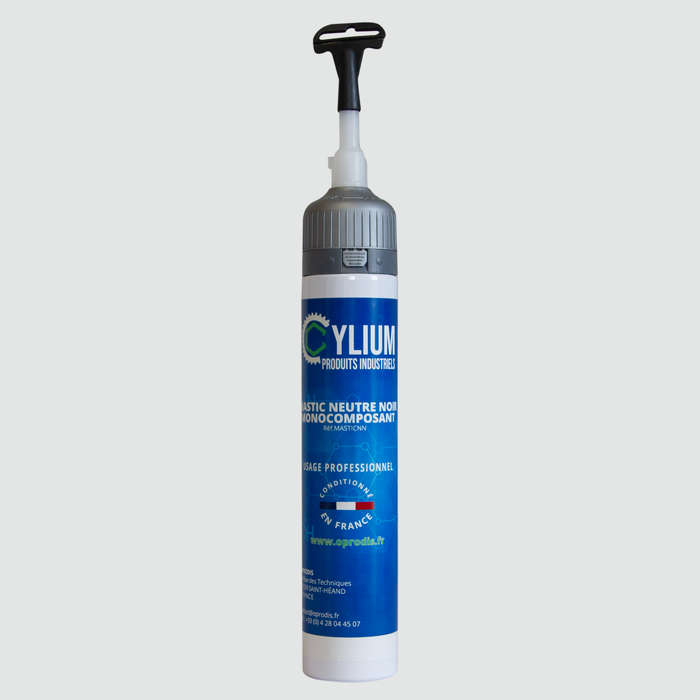 Mastic silicone noir - Cartouche 200mL