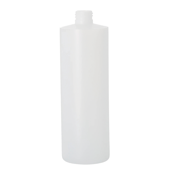 Flacon PEHD 500ML - Naturel, forme cylindrique